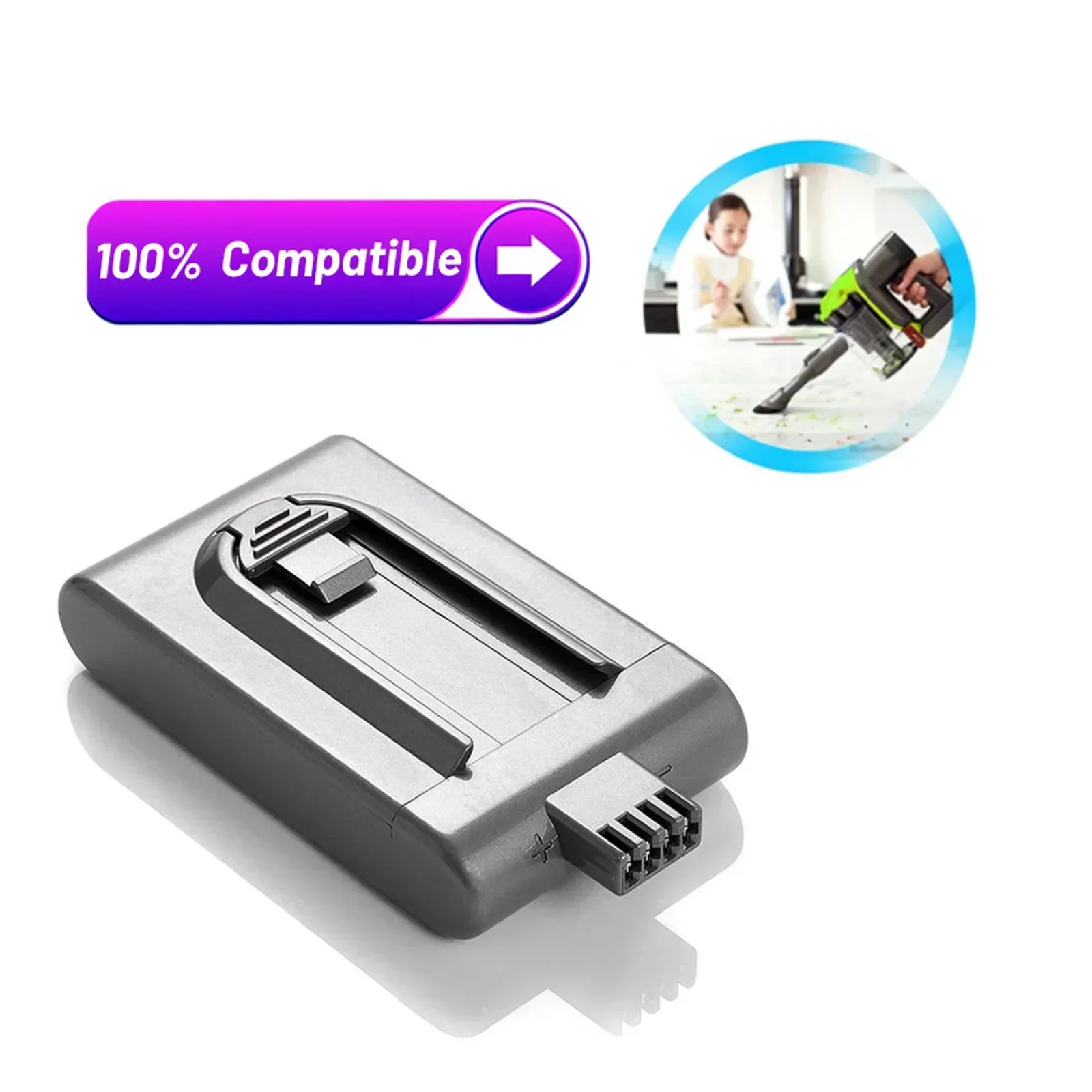 بطارية ليثيوم أيون DC16 21.6 فولت 9800 مللي أمبير في الساعة للمكنسة الكهربائية دايسون DC16 DC12 12097 BP01 912433-01 L50 بطارية بديلة #6