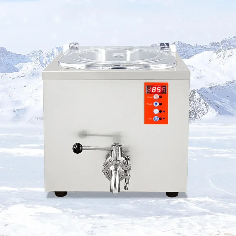 13L Milk/Juice Pasteurizer; Commercial Sterilizer for High-Temperature Sterilization and Rapid Cooling of Ice Cream Mix—Carefull