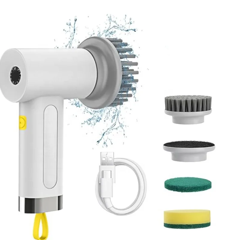 

USB Charging Kitchen Dishwashing Brush Sink Cleaner Bathroom Bathtub Cleaning Brush Rotary Scrubber Electric Cleaning Brush