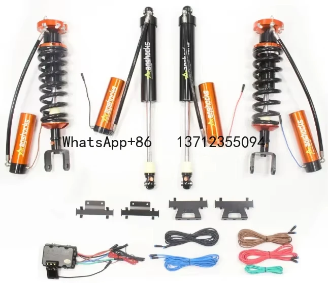 offroad 4x4 for-Dodge Ram suspension damper with compression and/or rebound nitrogen gas adjustable shock absorber agshocks set