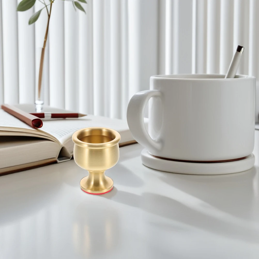 

Chalice Goblet Cup Mini Golden Wine Water Offering Bowl Holy Water Cups Worship Wine Sacrificial Tea Goblet For Home Temple