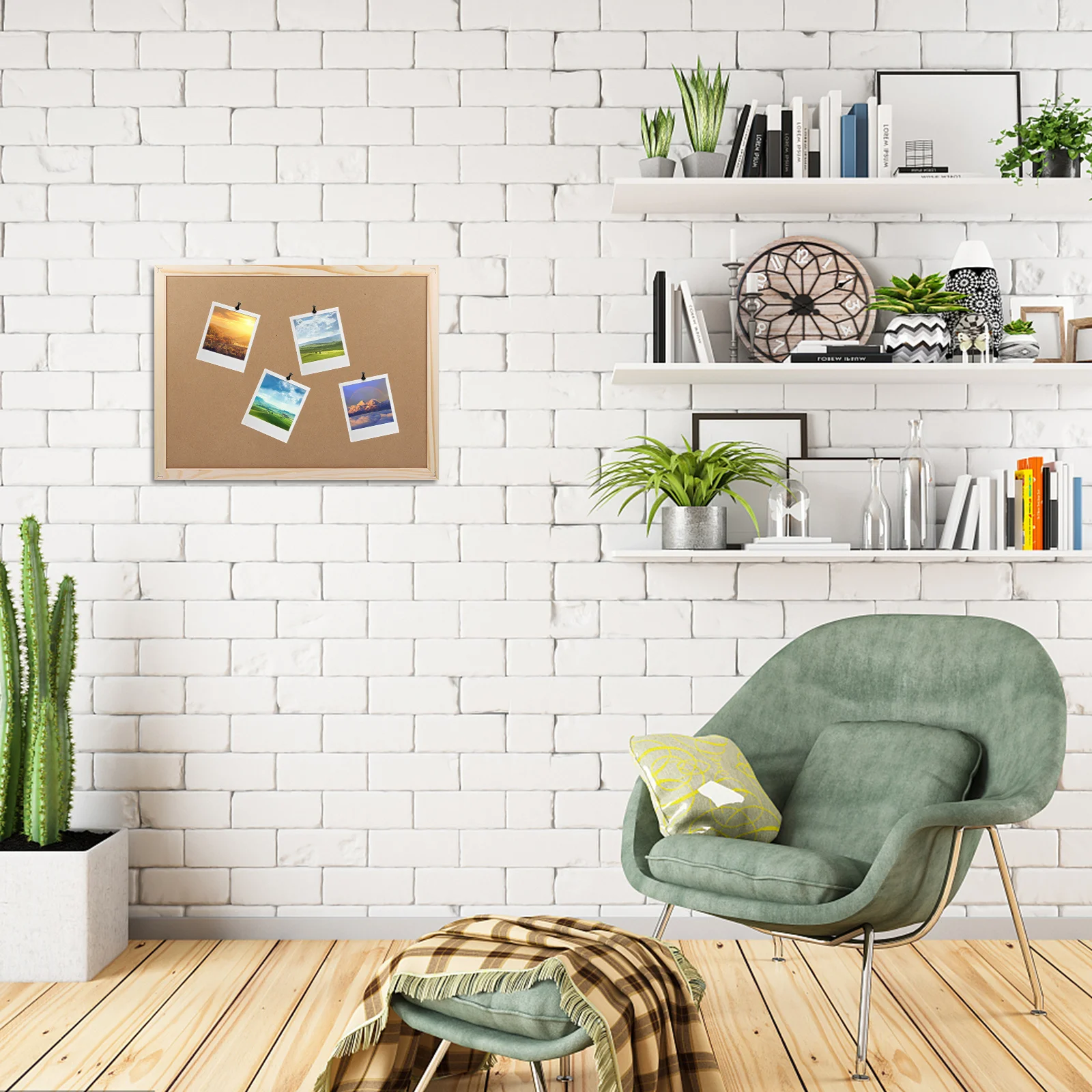 

Announcement Cork Board Creative Bulletin Board Memo Notice Reminder Message Panel for Office Classroom Wall Display