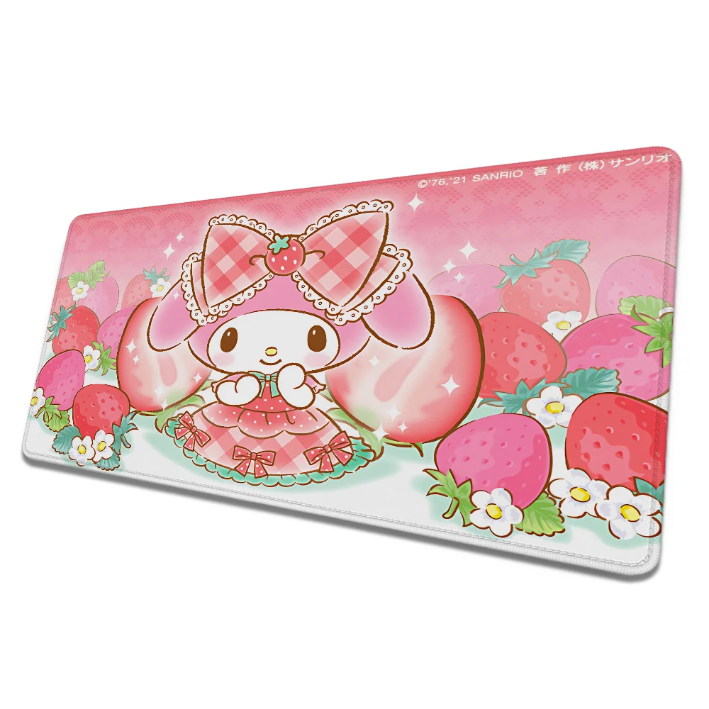 

Mause Pad Мышь для компьютера Kawaii ПК Игровые аксессуары Over Edge Коврик для клавиатуры Melody Нескользящие подушечки для стола Резиновые коврики Sanrio