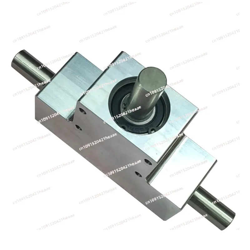 Suitable for1:1 Ratio Single/Dual Output 15mm Shaft Diameter Compact 90 Degree Right Angle Spiral Bevel Gearbox