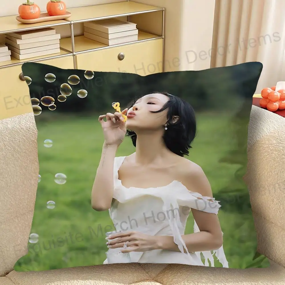 H-Hwasas-S Good Goodbye Print Pillow Case Aesthetic Bedroom Decor 30x30 40x40 45x45 50x50 60x60 65x65cm