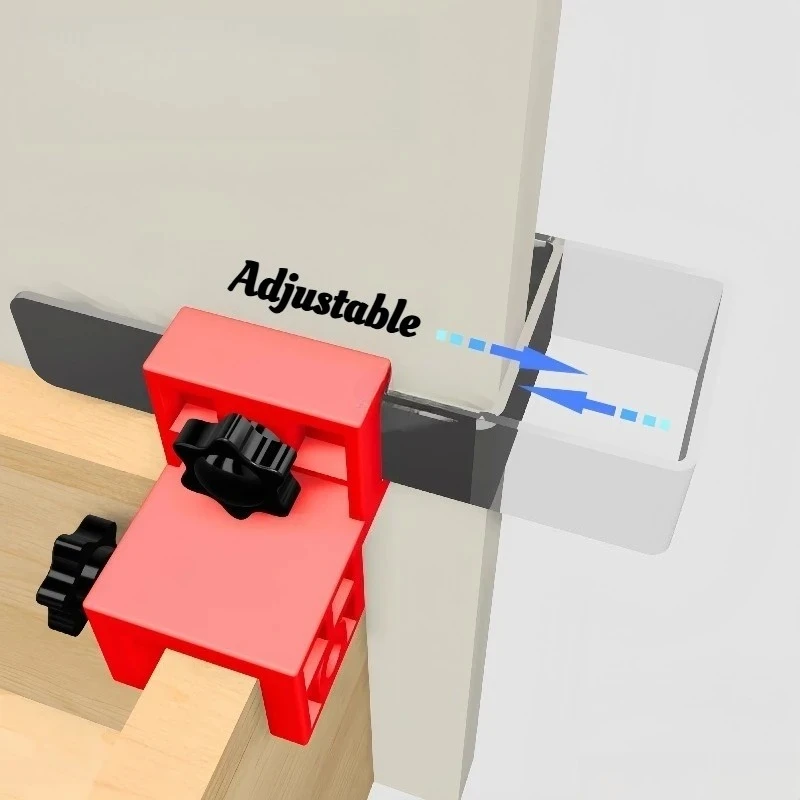 Adjustable No Handle Drawer Fixing Clip High Drawer Panel Quick Installation Clamp Furniture Large Panel Mounting Auxiliary Tool