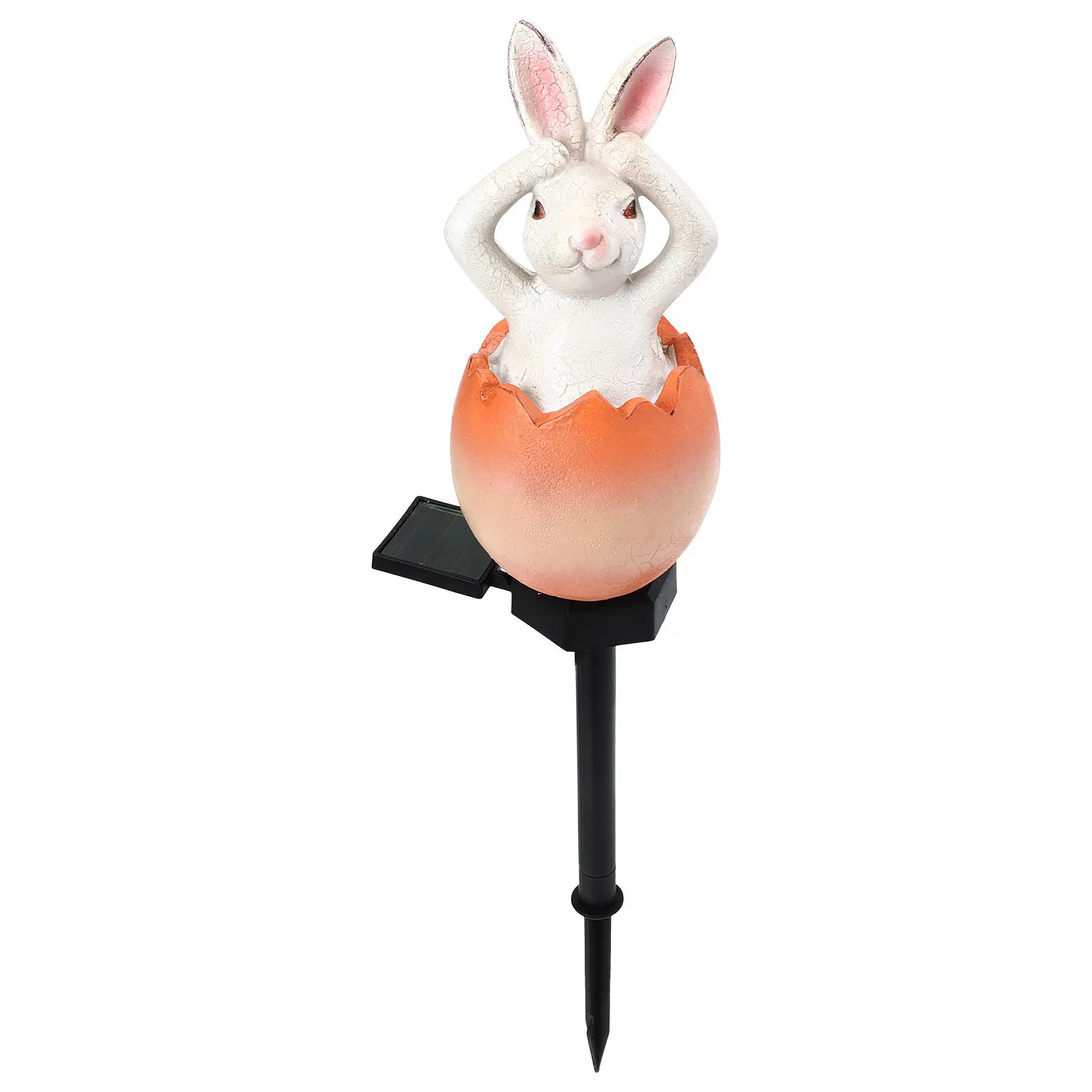 Easter Bunny Solar Garden Light LED Outdoor Decor Auto Charging Night Lamp for Yard Lawn Patio
