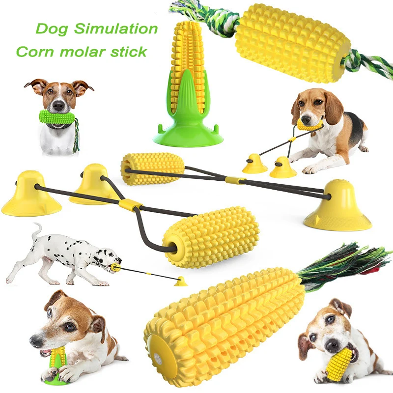 

Dog toothbrush Molar stick Corn Sucker Dog Toys Squeaky Pet Chew Molar Stick Creative Pet Supplies Free Shipping Drop shipping