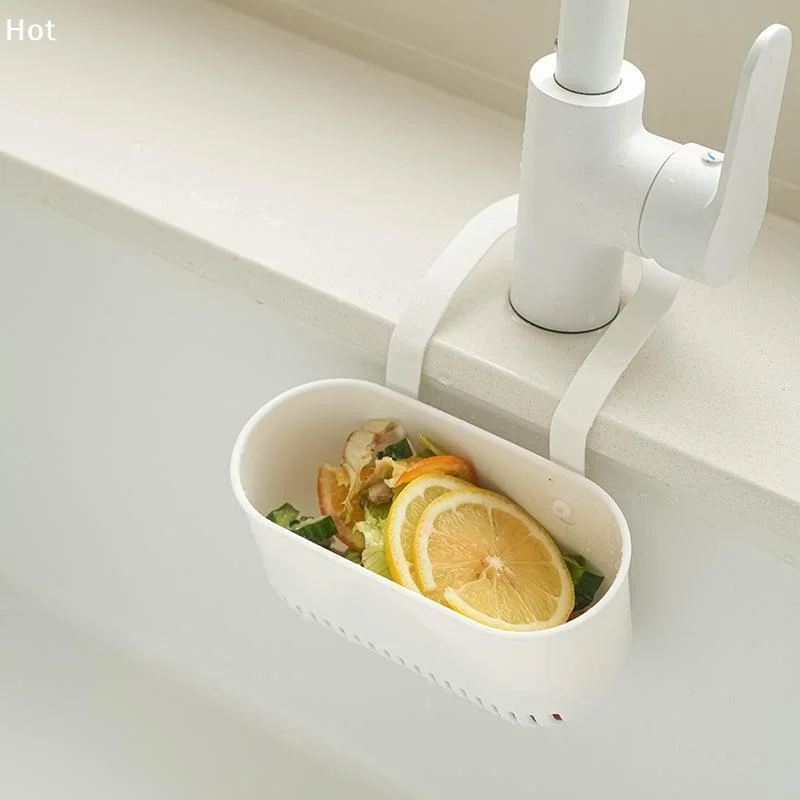 1 PCS Multifunctional Kitchen Drainage Basket Easy To Disassemble, Dual-Use For Kitchen Bathroom, Sponge Drainage Filter Rack