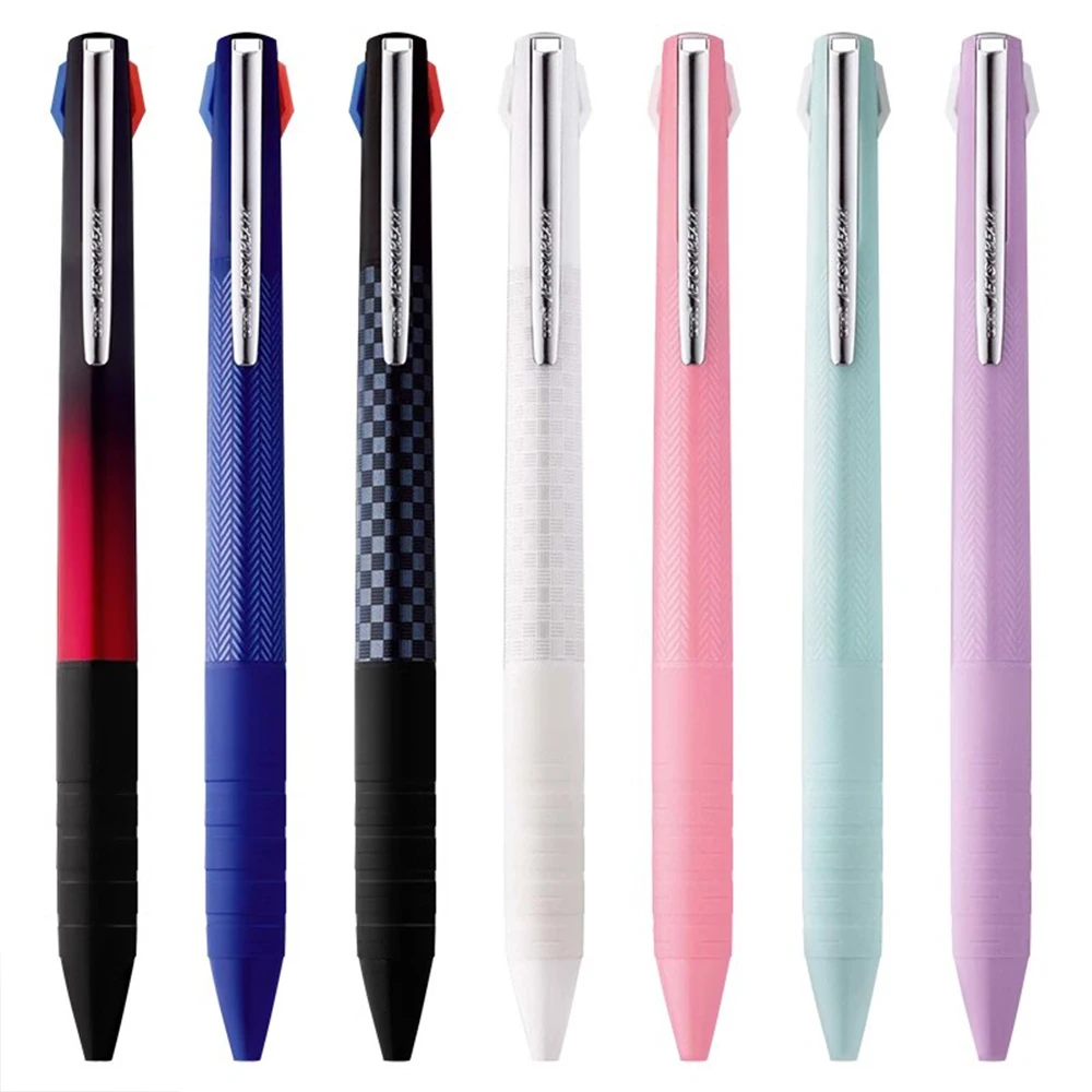 Japanese Stationery UNI JETSTREAM Three-color Ballpoint Pen SXE3-JSS Super Smooth Gel Pen Multifunctional Pen Office Supplies