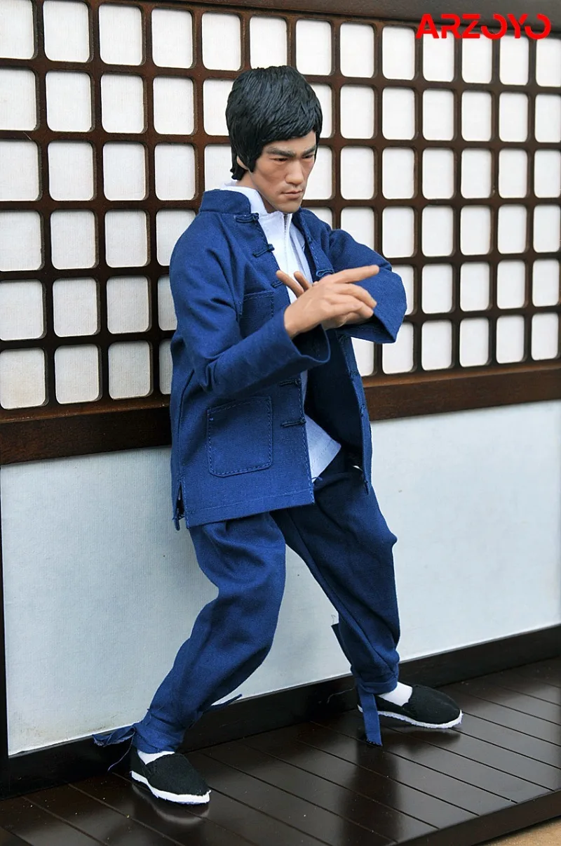 ZYTOYS ZY5051 ZY5045 ZY504 Skala 1/6 Męski Tradycyjny Chiński Strój Kungfu Model Pasujący do Figurki Akcji Żołnierza 12''