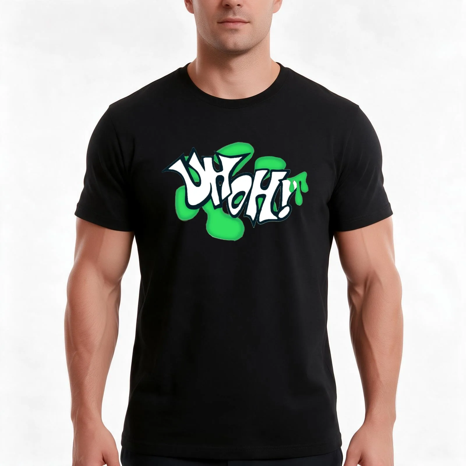 ORIGINAL DRAWN Uh Oh 90's Kids Game Show T-Shirt, Summer Casual Cotton Tee, Oversized Streetwear Tops, Vintage Graphic Print