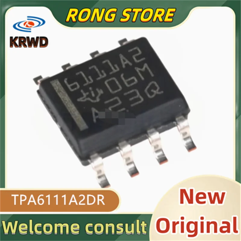 

10PCS 61112A New and Original Chip IC TPA6111A2DR TPA6111A2D TPA6111A2 SOP-8