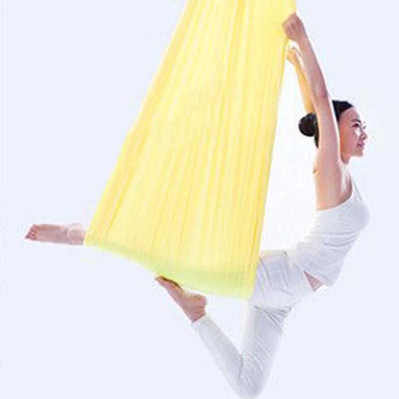 Yoga Hammock AD-1714 Aerial Micro-elastic Hammock Stretch No Stitching Color Elastic Widening Hammock Fitness Hammock