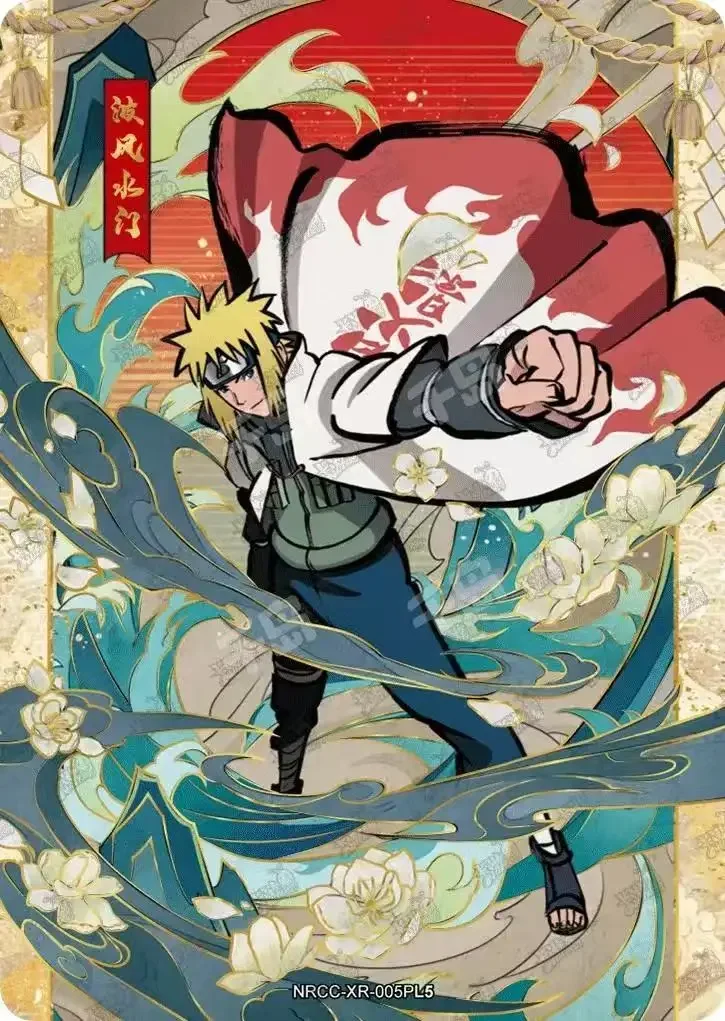 بطاقات تجارية من سلسلة KAYOU Naruto XR رقم 001-006، I Love Luo، Jiraiya، Kakashi. بطاقة جمع شخصيات الرسوم المتحركة النادرة من جيرايا