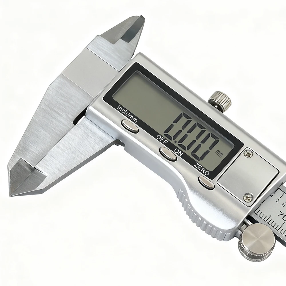 Kaliper digital paduan seng 0-150mm, Kaliper Logam Profesional, Alat Ukur Vernier, Alat Ukur Ketebalan Kayu, Pengukur Kedalaman