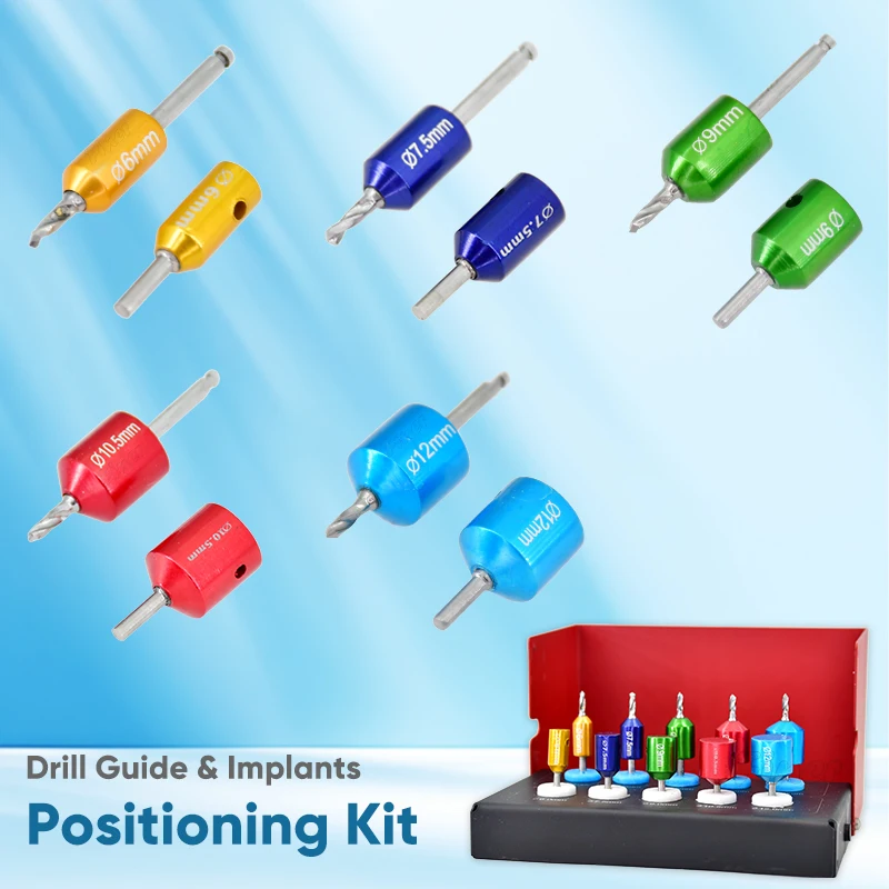 

Dental Implant Guide Drill Positioning Drill Kit Titanium Guided Surgery Dentistry Guided Implant Surgery Kit Dental Instruments