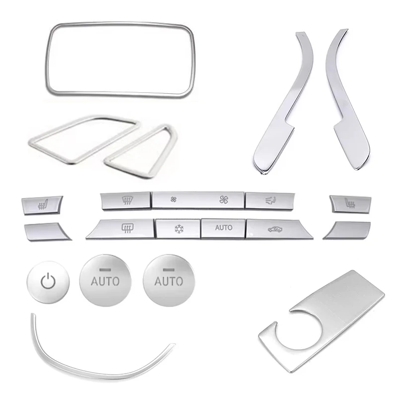 For BMW 7 Series F01 F02 740Li 2009-15 Automotive Parts Interior Complete List Air Outlet Frame Cover Decorative Stickers