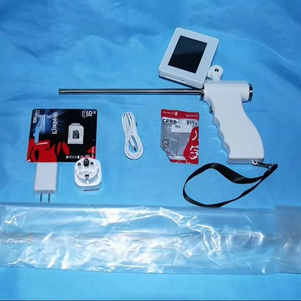 Portable Handheld Visual Insemination Gun for Horse Cow Artificial Breeding Veterinary Instrument Durable