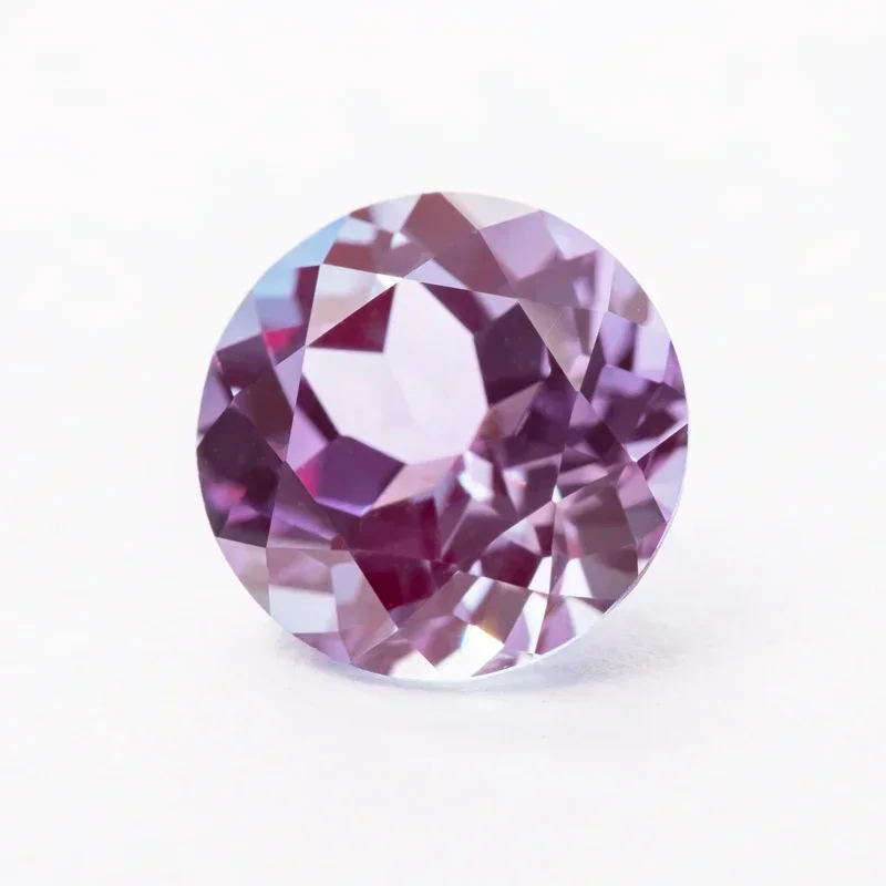 

Lab Grown Alexandrite Round Shape Change Color Charms Gemstone Advanced Jewelry Rings Earrings Making Certificate