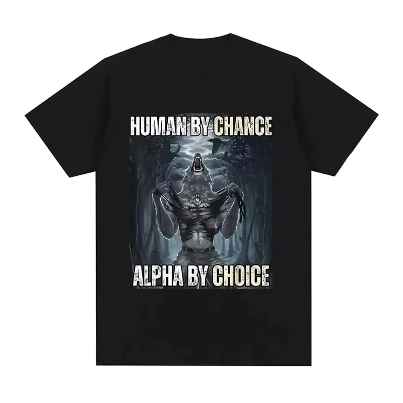 

Choose the interesting meme T-shirt, casual cotton retro short-sleeved oversized T-shirt, street men's and women's wear