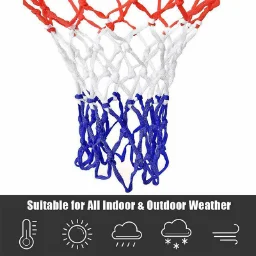 Sports&Outdoors Standard Basketball Net Nylon Hoop Goal Standard Rim For basketball stands