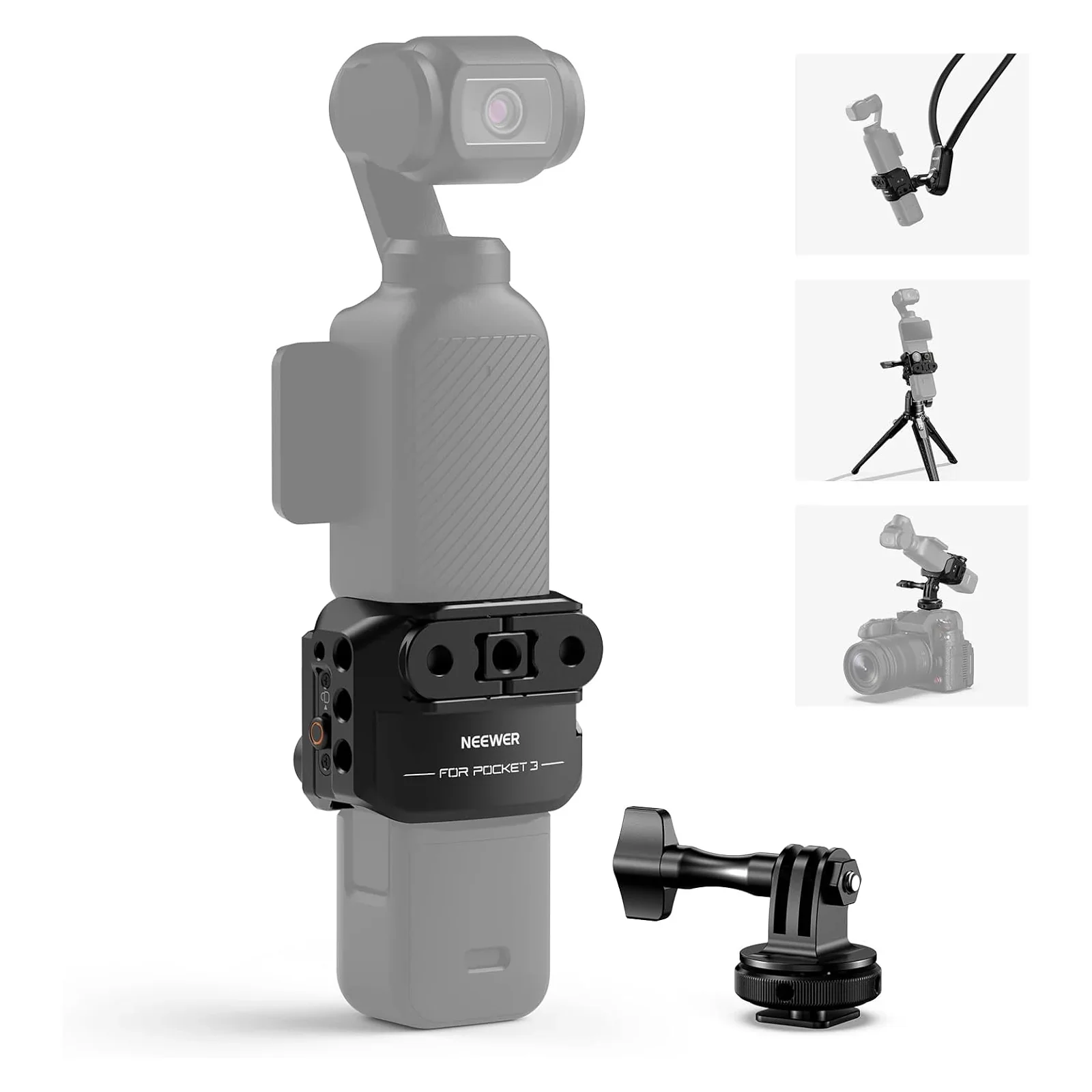 

Металлический кейдж NEEWER AC009 для экшн-камеры DJI Osmo Pocket 3