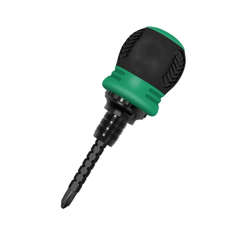 Chave fenda catraca extensível 2 1 cabeça aço sólido.