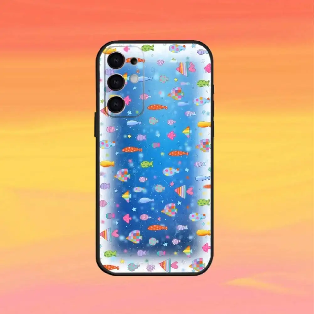 삼성 S 25,24,23,22,30,21,10,9,울트라,플러스,라이트,FE,4,5 G 블랙 소프트 케이스용 많은 F-fish 전화 케이스