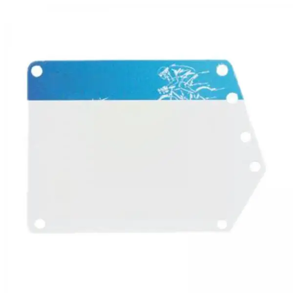 Durable PVC Bike Racing Number Plate Easy Install Clear Visible Rear Seatpost Plate for Competition and Events