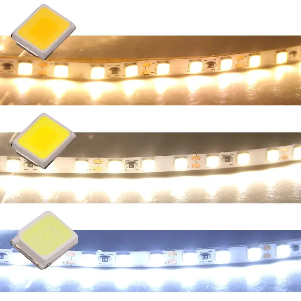 5m 12v 24v 5mm LED Flexible Strip 3000K Natural White 4000K 6000K 1800k Orange Amber Flame Red Green Blue Yellow Pink Backlight