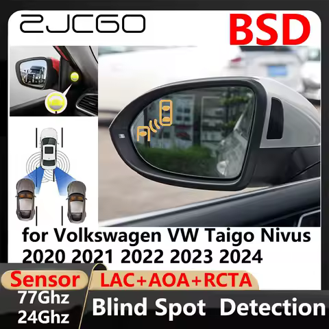 BSD Blind Spot Detection Lane Change Assisted Parking Driving Warnin for Volkswagen VW Taigo Nivus 2020 2021 2022 2023 2024