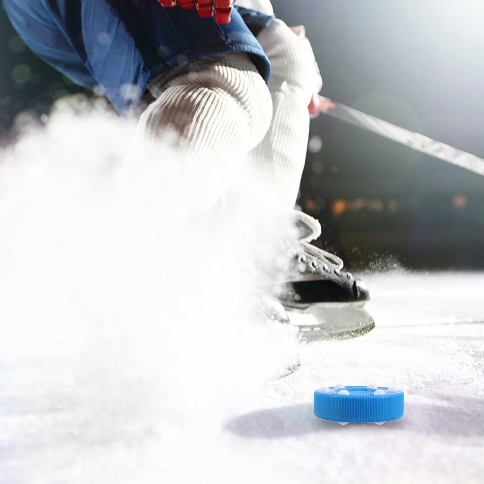 

Тренировочный мяч для хоккея на роликах для хоккейных тренировочных мячей для использования в помещении и на открытом воздухе, прочный полипропиленовый материал, напольное спортивное оборудование