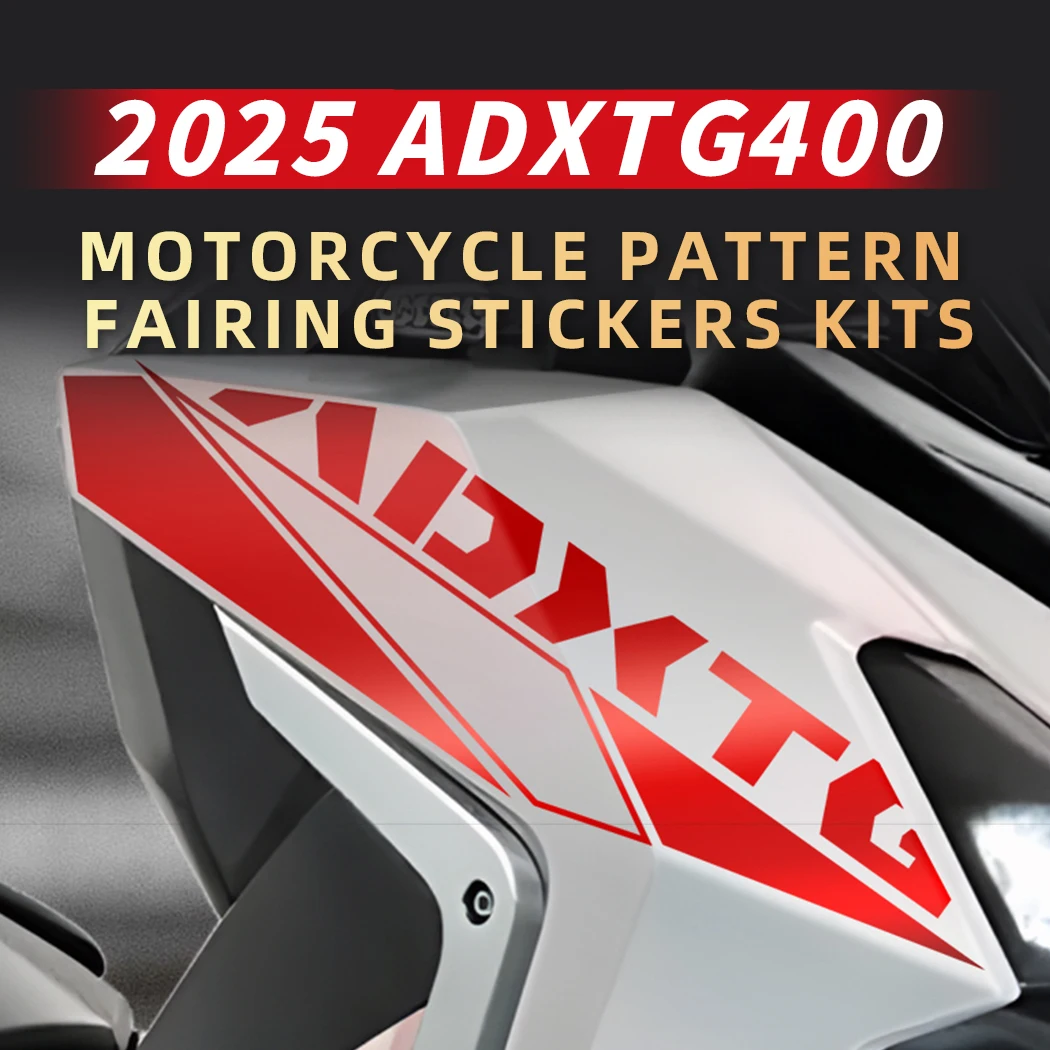 

Used For SYM ADX TG 400 2025 Motorcycle Fairing Stickers Kits Motor Bike Head Area Can Choose Pattern