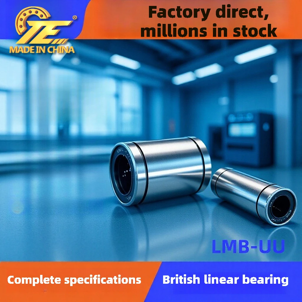 Inch Linear Bearing LMB4 6 8 10 12 16 20 24 32UU Mechanical Printing Engineering Slide Bearing