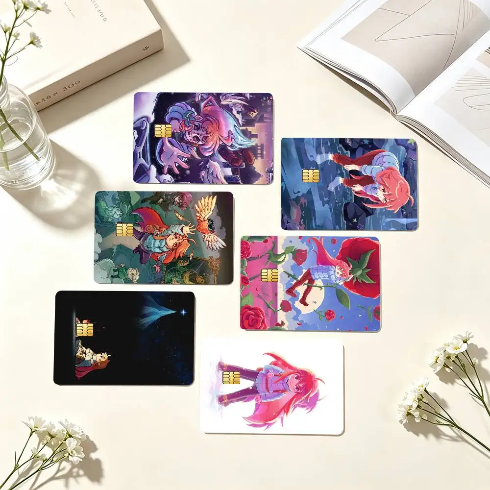 C-Celeste Game Pixel Game Credit Card HD Stickers Small Chip Waterproof Sticker Game Card Decal Gift