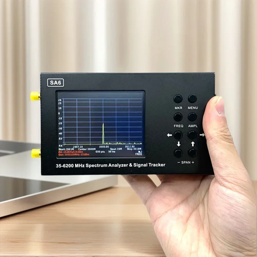 Best sell SA6 6GHz Spectrum Signal Generator 3.2inch Touch Screen Tracking Generator Signal Source Wi-Fi 2G 3G 4