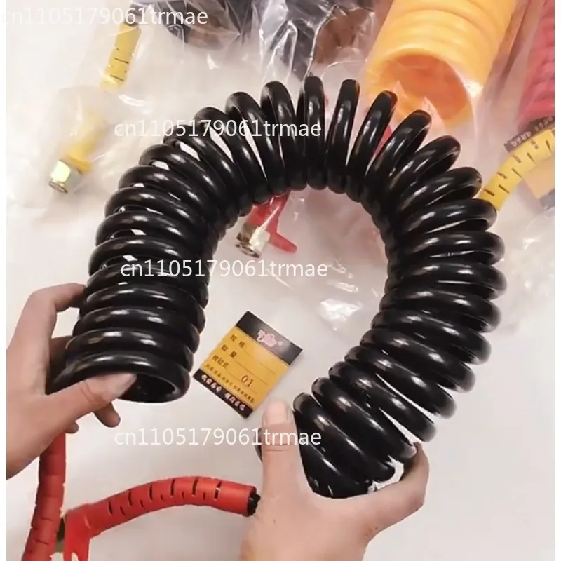 2026Trailer connection trachea semi-trailer spiral steam pipe spring large truck brake air brake pipe fittings double layer