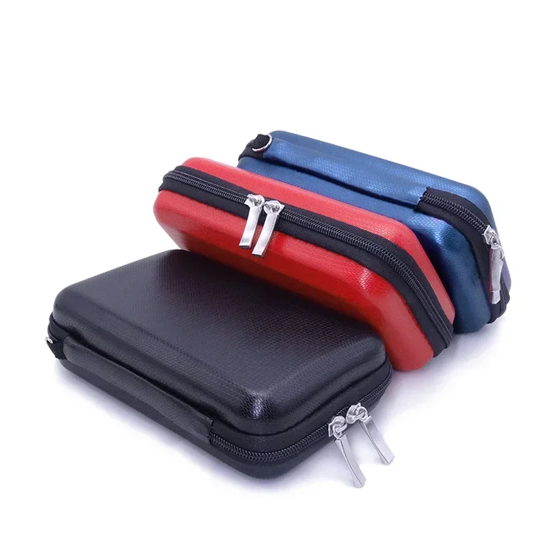 Funda protectora para disco duro portátil de 2,5 pulgadas, cargador de Cable USB, bolsa de almacenamiento con cremallera, organizador de cables USB