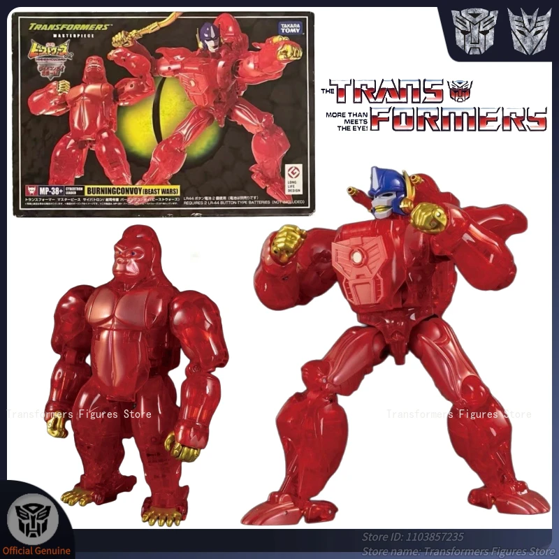 In Voorraad Transformator MP-38 + ko Brandende Konvooi G1 Cartoon Figuur Model Anime Actie Vervorming Robot Speciale Speelgoed Festival Geschenken