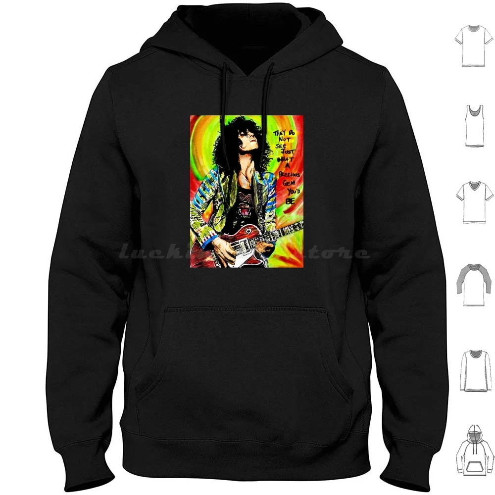 

They Do Not See Classic Hoodies Long Sleeve Marc Bolan Music Glammer Limps Bizkits Black Ozzy Osbourne T Rex Band Dz8 T