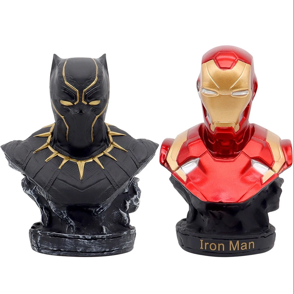 بوستو دي بانتيرا دي الرجل الحديدي 16 سم، شخصية أنيمي، estatua de Marvel، vengadores، figur grande، adorno para el salón، Koc