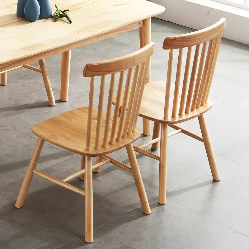 Wooden Nordic Dining Room Chairs Individual Modern modern Designer Kitchen Chairs Portable Sillas De Comedor Kitchen Furniture