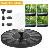 13cm, 16cm, 18cm Floating Solar Fountain Pumps: Transform Your Bird Baths, Outdoor Garden Pools and Ponds into Stunning Decor