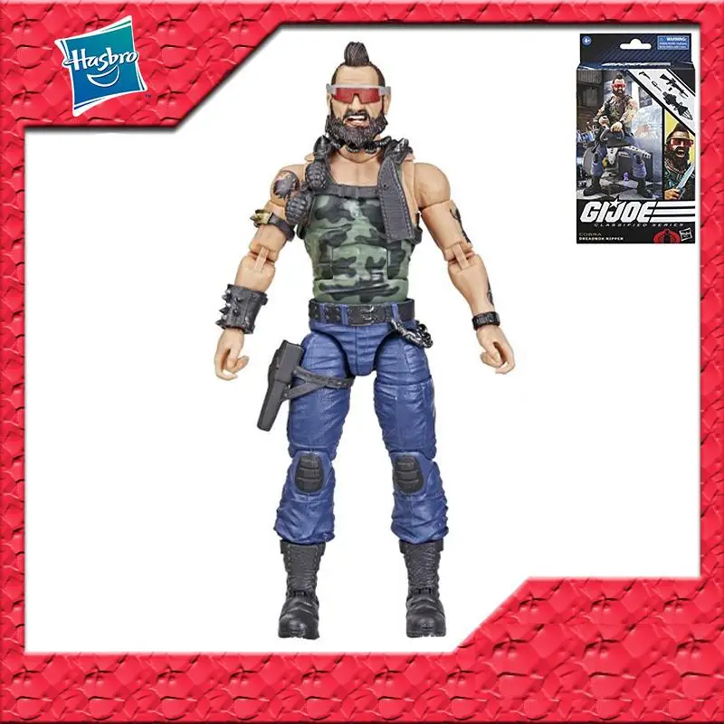 

Оригинальные фигурки Hasbro G.I.JOE DREADNOK RIPPER из ПВХ, Аниме фигурки, модели игрушек