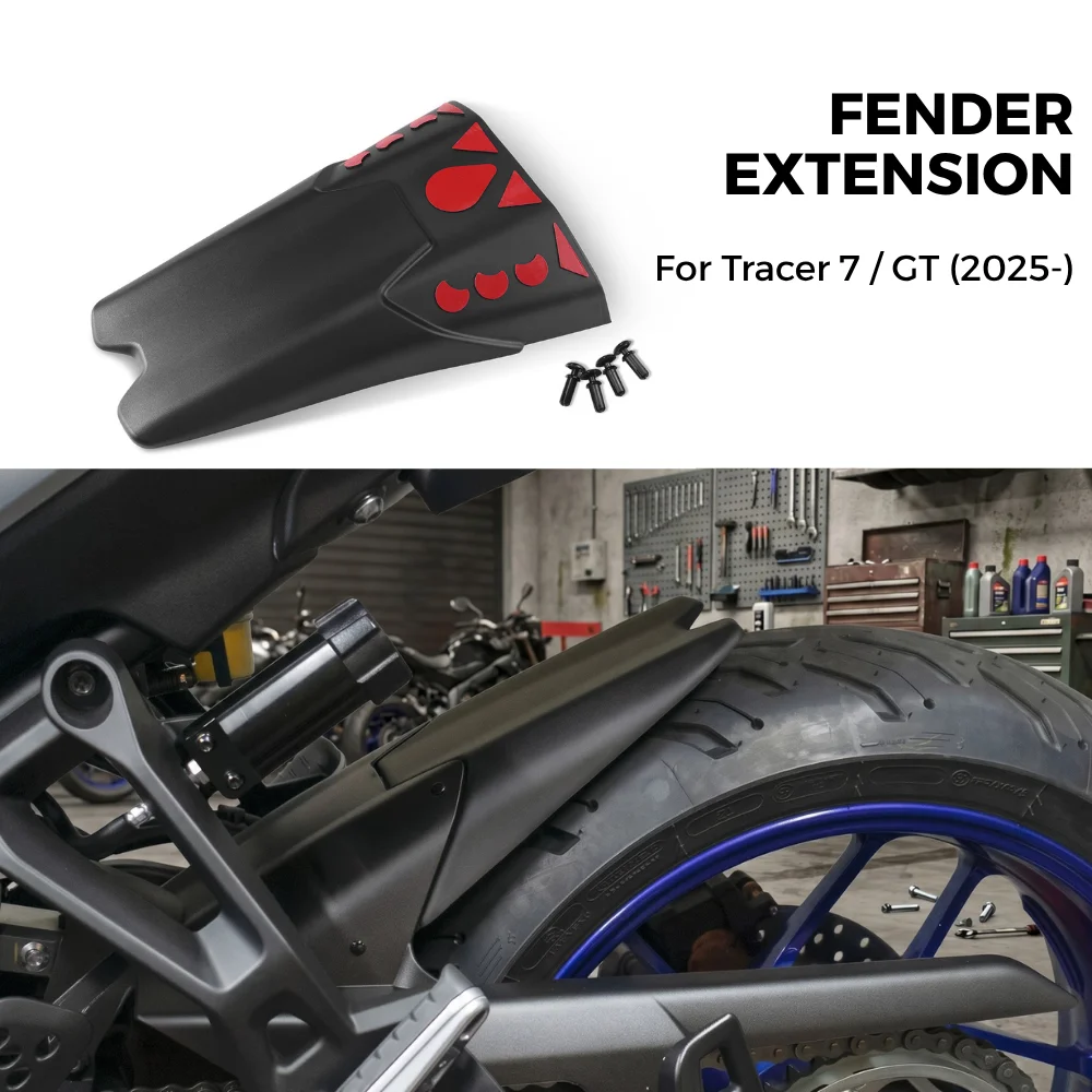 For YAMAHA Tracer 7 Tracer7 GT TRACER7 GT 2025 2026 Rear Fender Extender Mudguard Extension Motorcycle Accessories
