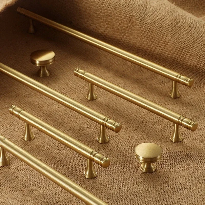 Goldene Schuhschrankgriffe, Schreibtischschubladenknöpfe, Möbeltürknöpfe für Schubladen, Großhandel für Möbelbeschläge, Küchenzubehör – Detail 5