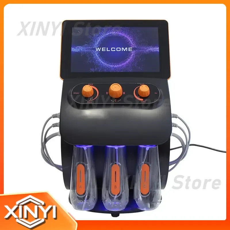 for Six-in-one Hydrogen Oxygen Small Bubble Skin Management Beauty Instrument Oxygen Injection Skin Scraping Device