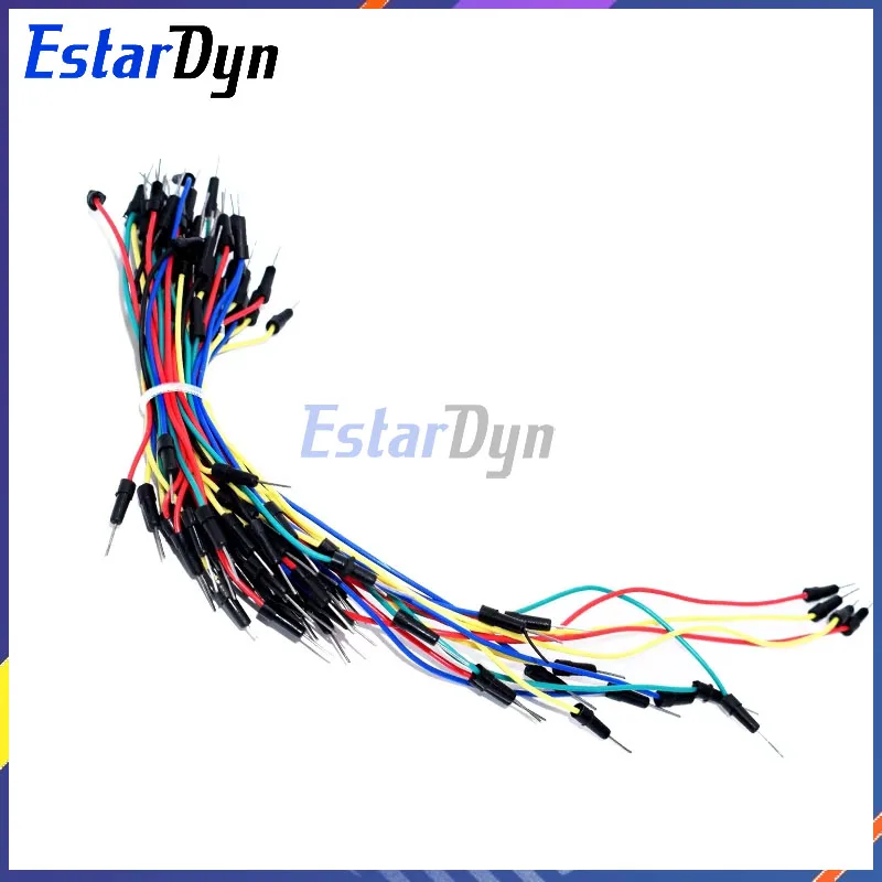 Estardyn 65pcs=1set Jump Wire Cable Male to Male Jumper Wire for Breadboard 65 jump wires