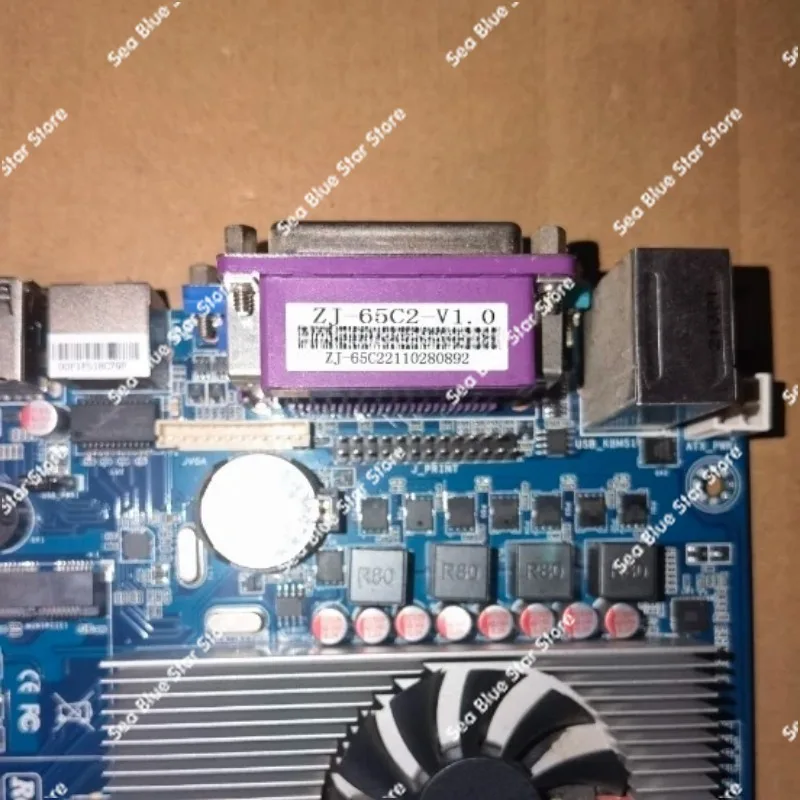 ZJ-65C2-V1.0 Cashier Industrial Control Machine Main Board I3-3110M Computer Second-hand Disassembly Main Board
